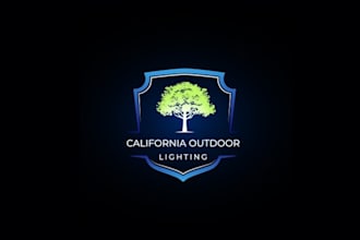 design beautiful landscape lighting logo