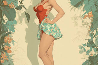 do a pin up girl and pin up girl and art