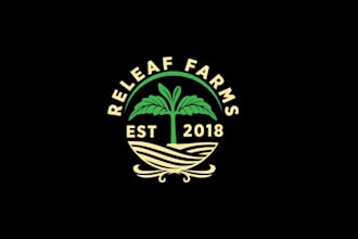 design creative cannabis cultivation company logo