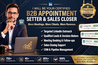 be your linkedin b2b sales and marketing manager