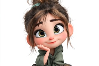 make cartoon caricature as a profile picture and avtar