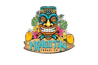 design unique best tiki world logo
