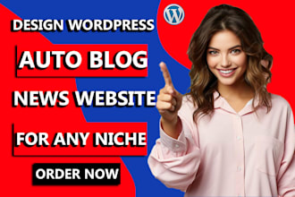 build a wordpress autoblog or news website for passive income
