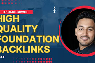 build high authority SEO foundation backlinks for google ranking