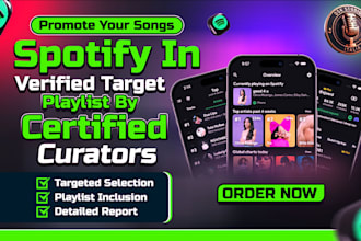 get your song on targeted spotify 120 playlists with real curators