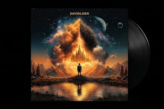 design amazing album or single cover art