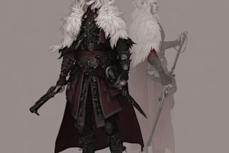 draw anime and game style characters art