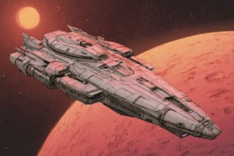 design a spaceship, sci fi illustration and sci fi art