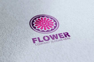 do paint watercolor flowers, watercolor logo