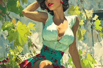 draw a pin up girl and pin up girl art