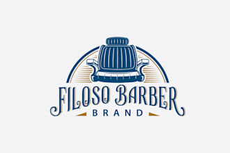 make modern super wheel chair logo