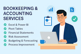 be your quickbooks proadvisor for cleanup bookkeeping reporting and payroll