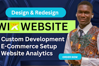 build and customize wix website design, wix website redesign