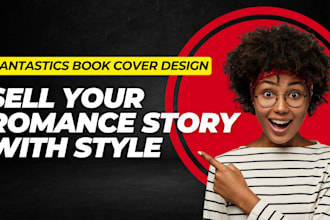 design a romantic and best selling book cover