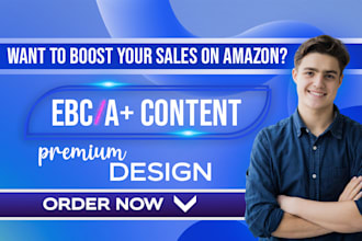 create professional amazon listing images and a plus content
