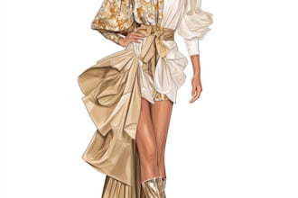 make a fashion garments creating technical sketches