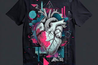 design trendy typography and illustration t shirt designs