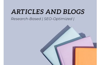 write engaging education blogs and articles