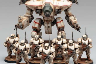paint tau empire units for warhammer 40k