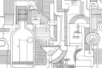 draw vector line art illustrations your product