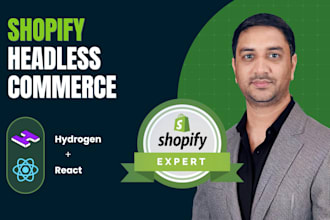 build shopify headless commerce using hydrogen and react