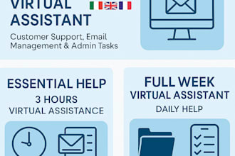 assist you remotely in english, french and italian