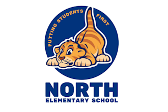 design unique north elementary logo