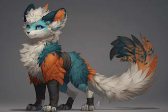 custom furry art for your characters