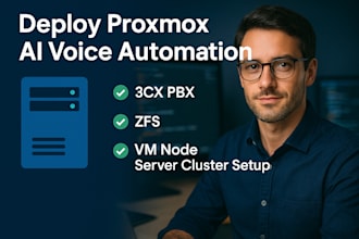 fix proxmox ai voice automation, 3cx pbx, zfs, vm node server cluster setup