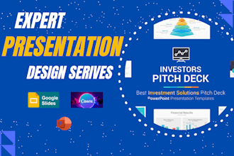 design animated powerpoint presentations,pitch decks,google slides,canva