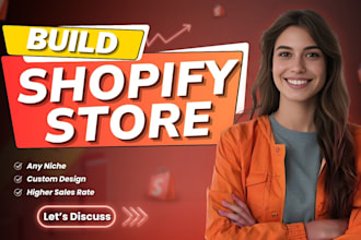 build shopify store for any niche with custom design