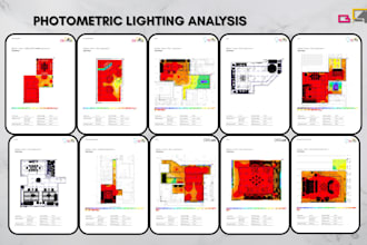 do a photometric lighting analysis using dialux evo