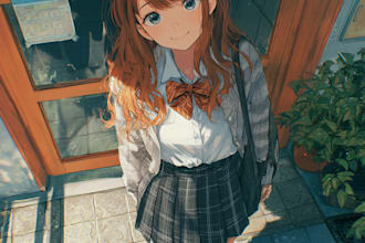 draw anime and game style characters art