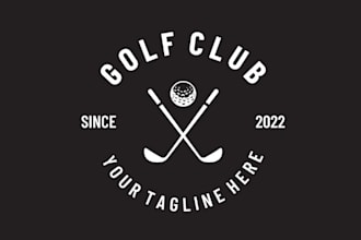 design professional minimalist golf club logo