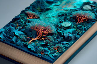 do a unique book cover design or KDP book cover