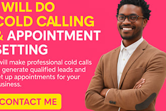 appointment setter janitoral cleaning service b2b b2c cold calling