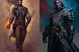 dnd character art and dnd character art