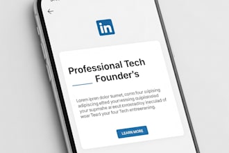 write linkedin posts for tech founders