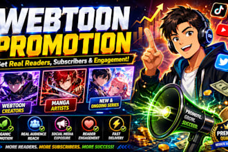 do webtoon promotion webomic tapas comic promotion