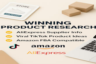 do product research for amazon fba tiktok shopify and dropshipping