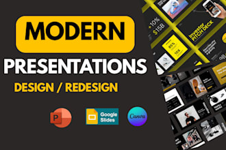 redesign presentations in powerpoint, google slides and canva