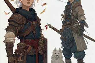 dnd character art and dnd character art