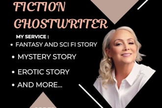be your fiction ghostwriter, novel ghostwriter, do ebook ghostwriting