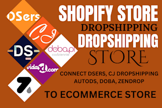 create shopify dropshipping store using zendrop, autods, dsers, bigbuy, vidaxl
