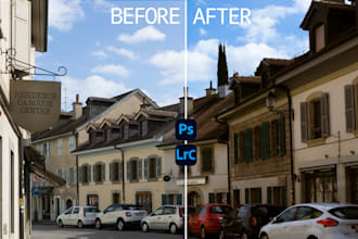 retouch and colour grade your photo