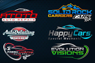 create amazing automotive logo design for your brand
