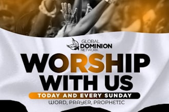 do a stunning church flyers flyer design event flyer design