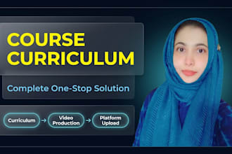 create online course content and design course curriculum