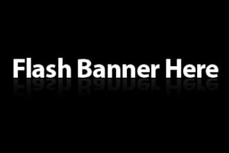 create a flash banner for your website or blog