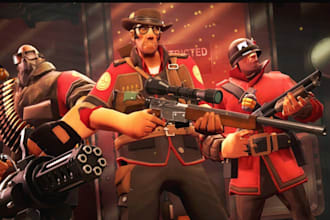 rig, port, or create sfm model gmod playermodel left4dead2 tf2 mmd vr character
